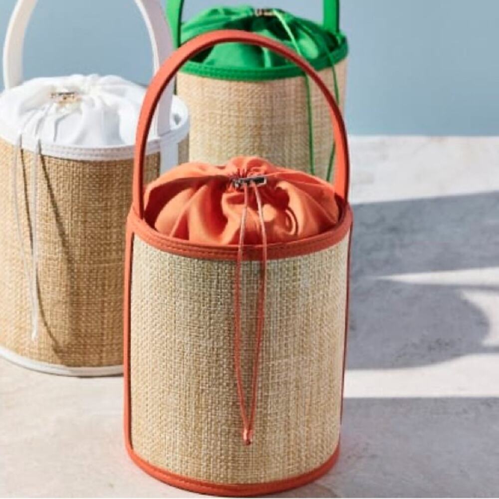 NWOT Bucket Bag Stephanie Johnson Orange